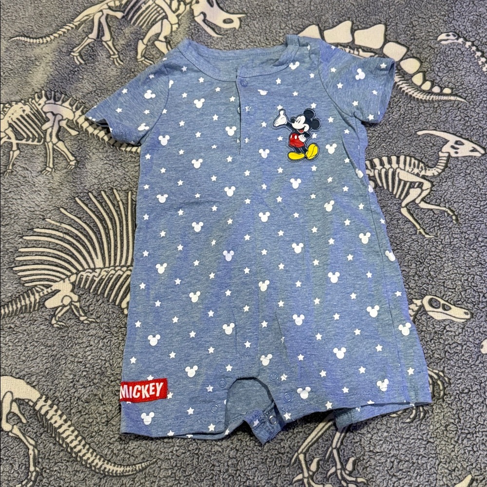 Disney Blue Mickey Mouse One Piece